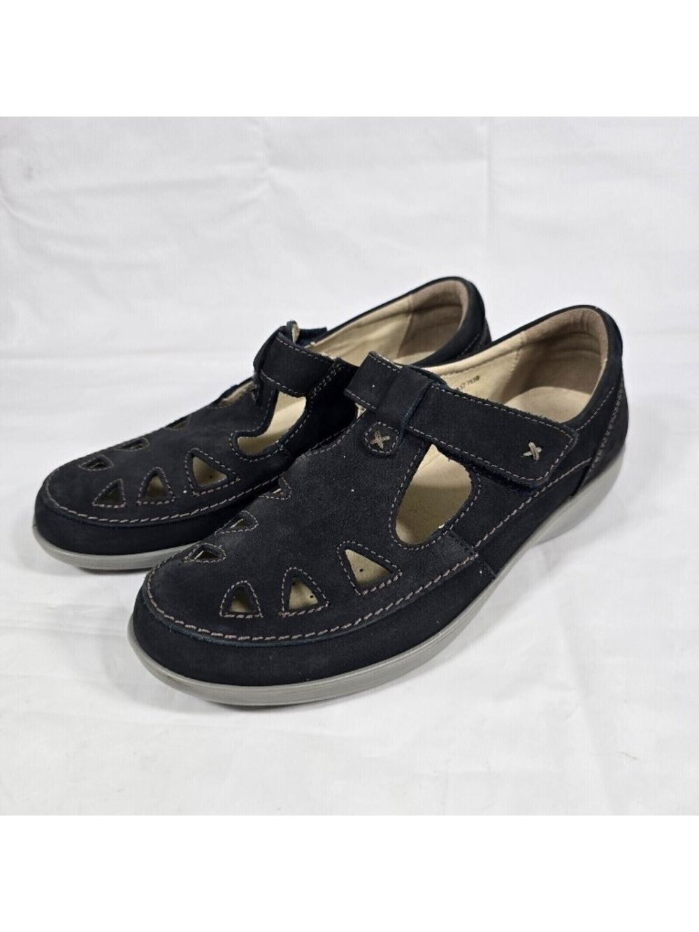 Umberto Raffini Women Irelyn Mary Jane Shoes Size 6 US Blue Leather Comfort